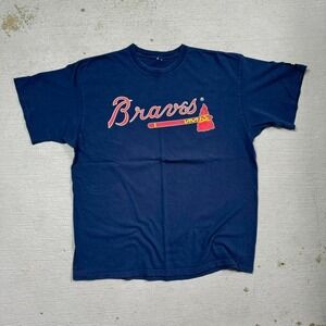 1994‎ Starter MLB Atlanta Brave Justice T-shirt Size XL